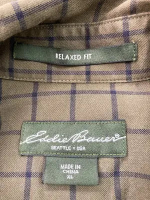 Eddie Bauer/エディーバウアー/シャツ/ブラウス/トップス/カーキ/XL