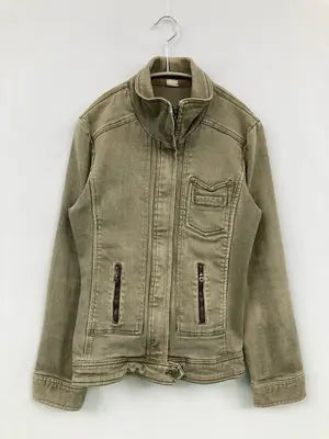 デニムジャケット/ジャケット/アウター/カーキ