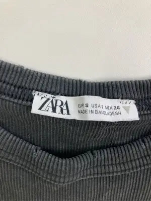 ZARA/ザラ/Tシャツ/カットソー/トップス/グレー/S