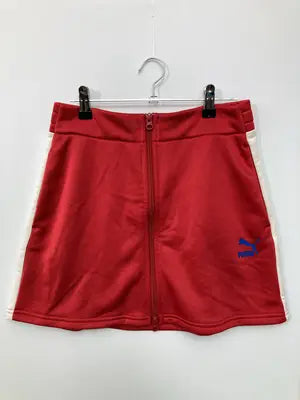 PUMA/プーマ/ショート/ミニスカート/スカート/レッド/M