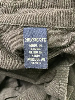 Wrangler/ラングラー/シャツ/ブラウス/トップス/ブラック/2XL