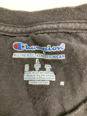 Champion/チャンピオン/Tシャツ/カットソー/トップス/ブラック/L