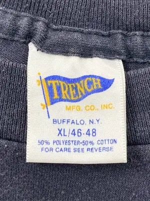 TRENCH/Tシャツ/カットソー/トップス/ブラック/XL