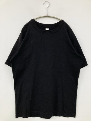 UNIQLO/ユニクロ/Tシャツ/カットソー/トップス/ブラック/L