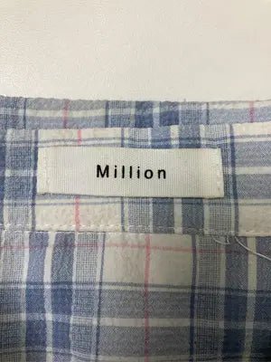 Million/ミリオン/シャツ/ブラウス/トップス/スカイブルー