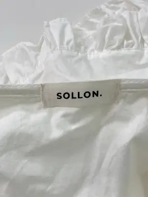 SOLLON./ソルロン/シャツ/ブラウス/トップス/ホワイト/F