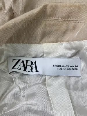 ZARA/ザラ/テーラードジャケット/ジャケット/アウター/ベージュ/USA XS