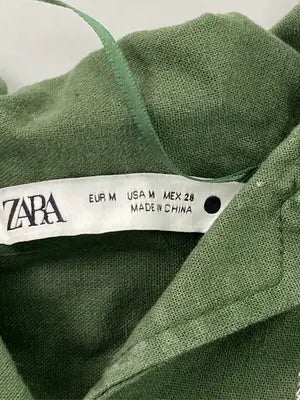 ZARA/ザラ/シャツ/ブラウス/トップス/グリーン/M