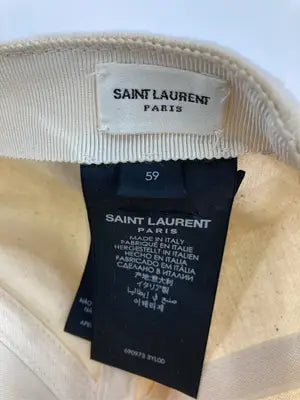 SAINT LAURENT/サンローラン/キャップ/帽子/ベージュ/59