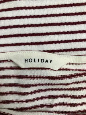 HOLIDAY/ホリデイ/Tシャツ/カットソー/トップス/ホワイト/ONE SIZE