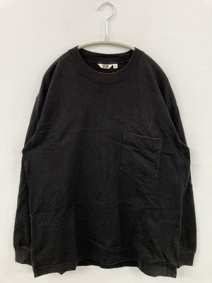 UNIQLO/ユニクロ/スウェット/トップス/ブラック/L