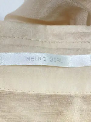 RETRO GIRL/レトロガール/シャツ/ブラウス/トップス/ベージュ/F