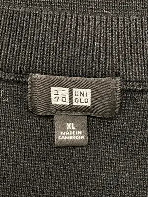 UNIQLO/ユニクロ/ニット/セーター/トップス/ブラック/XL