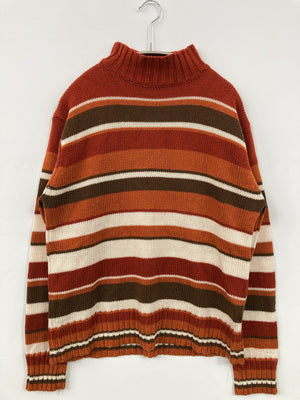 Just for you/ニット/セーター/トップス/オレンジ/L