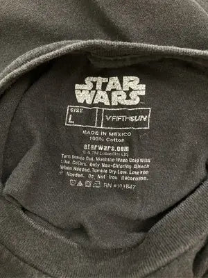STARWARS/スターウォーズ/Tシャツ/カットソー/トップス/ブラック/L