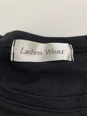 LADIES WEAR/Tシャツ/カットソー/トップス/ブラック