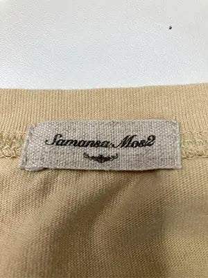 Samansa Mos2/サマンサモスモス/Tシャツ/カットソー/トップス/ベージュ/F