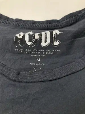 ACDC/Tシャツ/カットソー/トップス/ブラック/ＸＬ