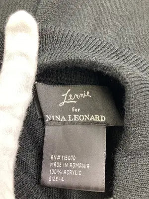 LEONARD/ワンピース/ワンピース/ドレス/ブラック/L