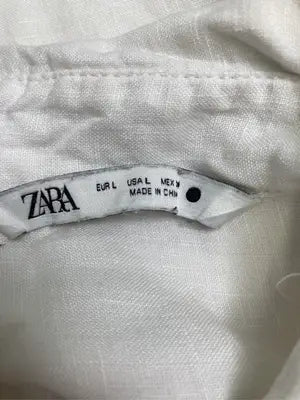 ZARA/ザラ/シャツ/ブラウス/トップス/ホワイト/EUR L