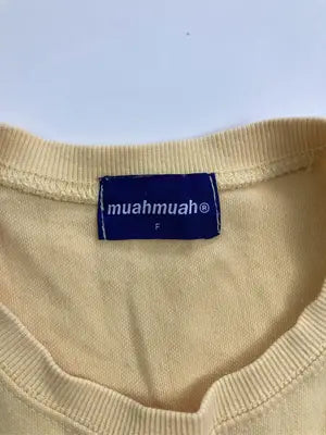 muah muah/ムーアムーア/Tシャツ/カットソー/トップス/イエロー/F