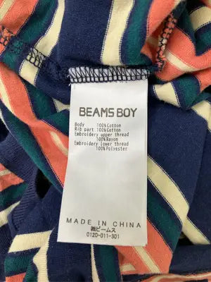 BEAMS BOY/ビームスボーイ/Tシャツ/カットソー/トップス/ネイビー/2