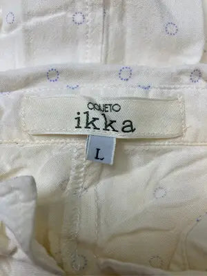 ikka/イッカ/シャツ/ブラウス/トップス/アイボリー/L