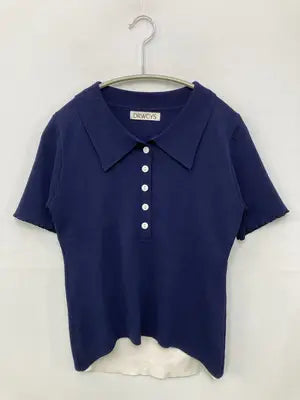 DRWCYS/ドロシーズ/ポロシャツ/トップス/ネイビー/F