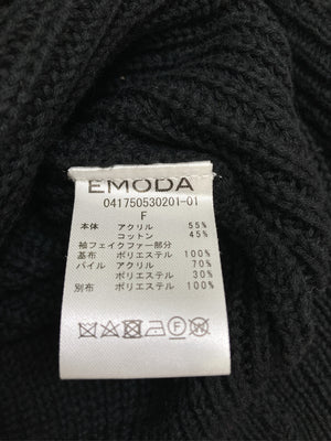 EMODA/エモダ/カーディガン/ボレロ/トップス/ブラック/F