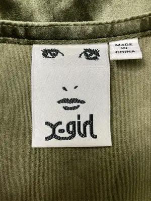 X-GIRL/エックスガール/その他トップス/トップス/カーキ/1