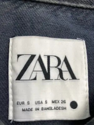 ZARA/ザラ/ミリタリージャケット/ジャケット/アウター/ブラック/USA S
