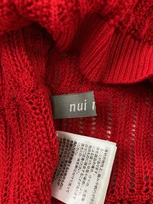 nui nullu/ヌイヌル/ニット/セーター/トップス/レッド/F