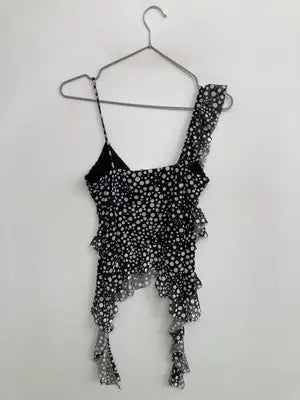 ZARA/ザラ/キャミソール/トップス/ブラック/USA S