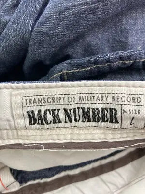 BACK NUMBER/バックナンバー/デニムパンツ/パンツ/ネイビー/L