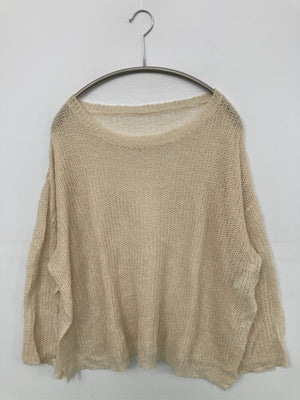 VANNIE U/ヴァニーユー/ニット/セーター/トップス/ベージュ/F