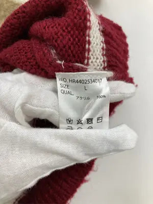 HONEYSUCKLE ROSE/ハニーサックルローズ/ニット/セーター/トップス/レッド/LARGE