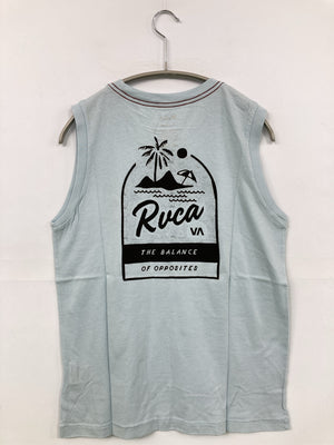 RVCA/ルーカ/ノースリーブ/トップス/スカイブルー/S