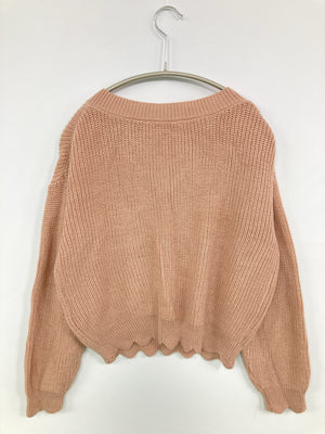 E hyphen world gallery peace/イーハイフンワールドギャラリーピース/ニット/セーター/トップス/ピンク/F