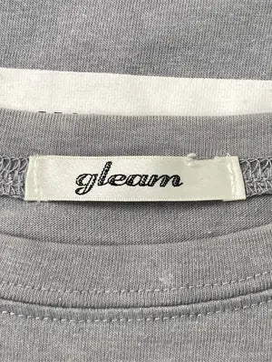 gleam/グリーム/Tシャツ/カットソー/トップス/グレー/M
