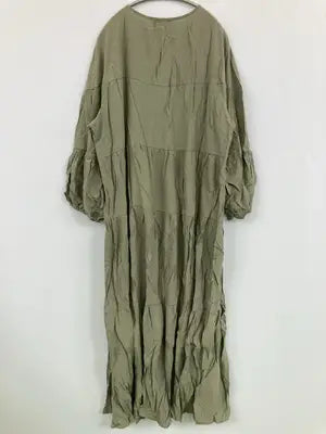 zanzea/ワンピース/ワンピース/ドレス/カーキ/5XL
