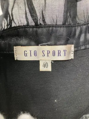 GIO SPORT/ジオスポーツ/Tシャツ/カットソー/トップス/ブラック/40