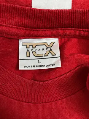 TCX APPAREL/Tシャツ/カットソー/トップス/レッド/L