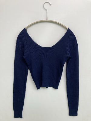 ニット/セーター/トップス/ネイビー/FREE