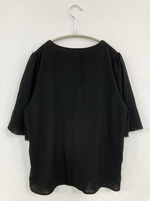 NOWNOW/ナウナウ/シャツ/ブラウス/トップス/ブラック/M