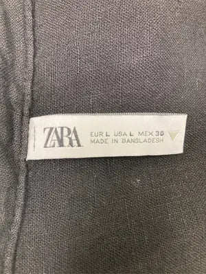 ZARA/ザラ/シャツ/ブラウス/トップス/ブラック/USA L