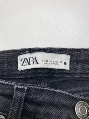 ZARA/ザラ/デニムパンツ/パンツ/ブラック/EUR 38/USA 6/ MEX 28
