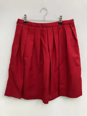 UNIQLO/ユニクロ/ショート/ミニスカート/スカート/レッド/ウエスト67cm ヒップ94cm