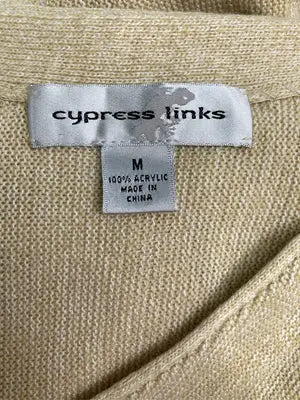 Cypress Links/カーディガン/ボレロ/トップス/ベージュ/M