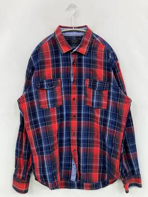 ZARA MAN/ザラマン/シャツ/ブラウス/トップス/レッド/L
