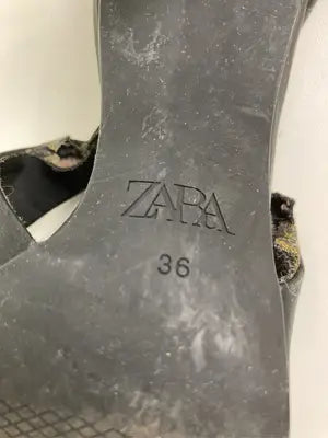 ZARA/ザラ/サンダル/シューズ/ブラック/36